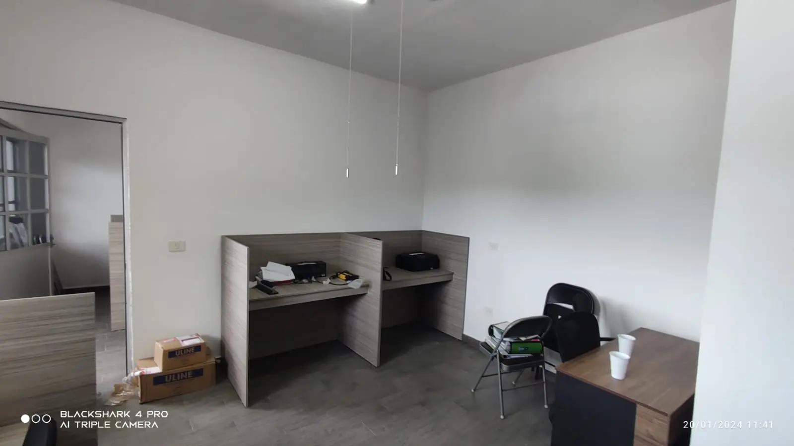 End of cubicle installation